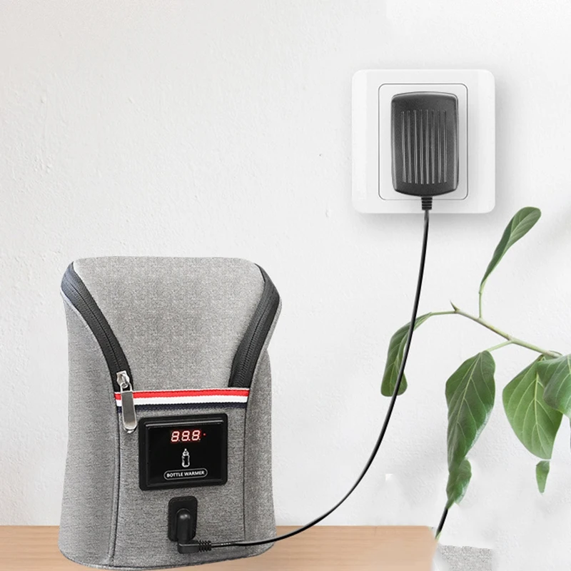 Новая Автомобильная двойная бутылка теплая сумка для молока USB грелка воды