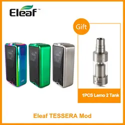 Бесплатный подарок Lemo 2 оригинальный Eleaf Tessera TC коробка мод встроенный 3400 мАч батарея выход 150 Вт 1,45 дюйма TFT цвет электронная сигарета