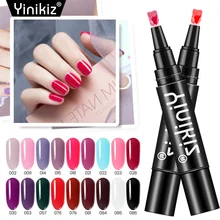 Yinikiz новейший УФ гелевая ручка Лаки 3 в 1 гель для ногтей one step для ногтей ручка 18 Цвета гель лак для нейл-арта Маникюр Клей