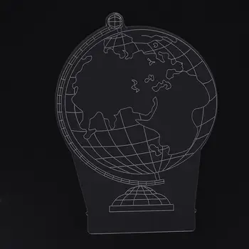 

3D USB LED Night Light Table Desk Lamps Earth Pattern Christmas Decoration