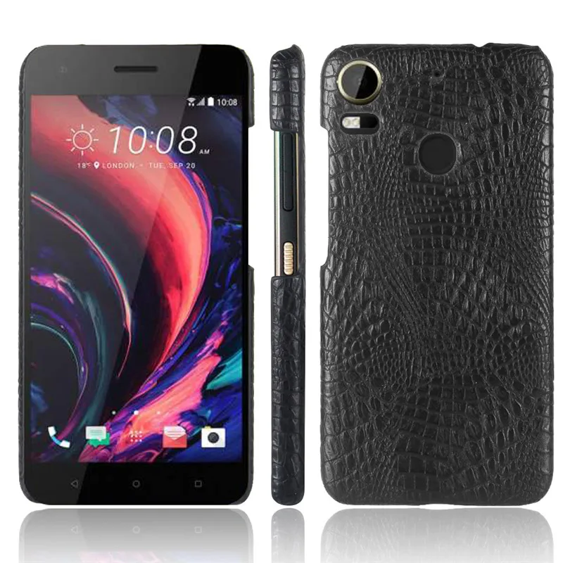 Чехол для HTC Desire 10 Pro чехол / M10 Пластиковая Задняя крышка из искусственной кожи