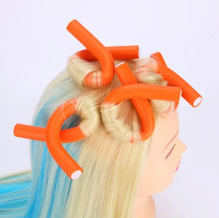 Ondulines DIY 소프트 헤어 컬러 롤러 컬 헤어 벤디 롤러 헤어 컬러 도구 스타일링 롤러 스폰지 헤어 컬링