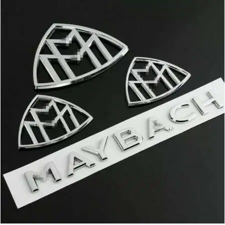 4 шт. для Maybach Fender Боковая наклейка на багажник значок AMG для Mercedes Benz S Class