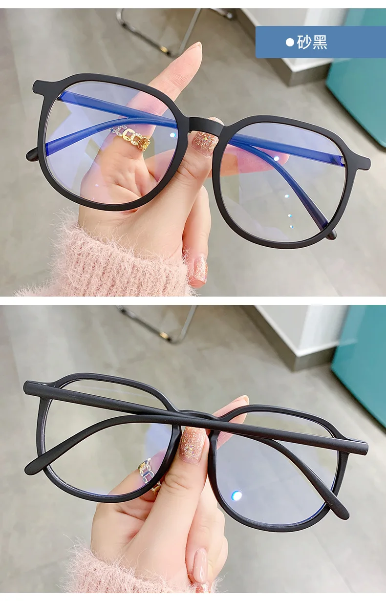 2022 Fashion New Square Clear Eyewear Vintage Women's Optical  Myopia Blocking Frame Glasses Wholesale Latest Computer Eyeglasse large sunglasses