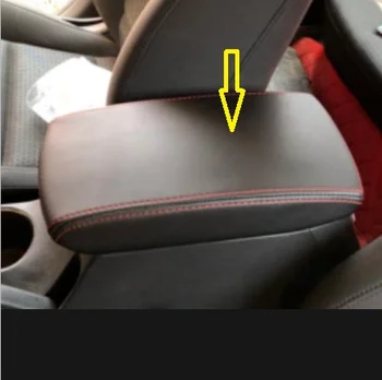 

Microfibre Leather Center Armrest Case Cover For Hyundai Elantra 2016 2017 2018 central armrest box Cover Car decoration