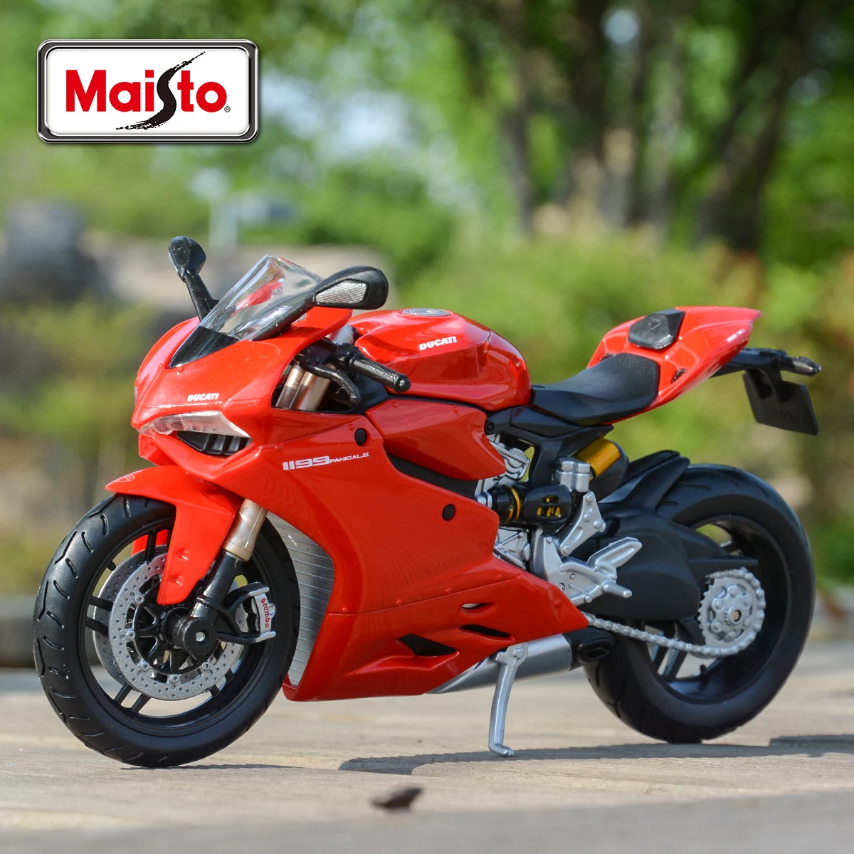 Maisto 1:12 Diavel 1199 Panigale Die Cast Vehicles Collectible Hobbies Motorcycle Model Toys 2