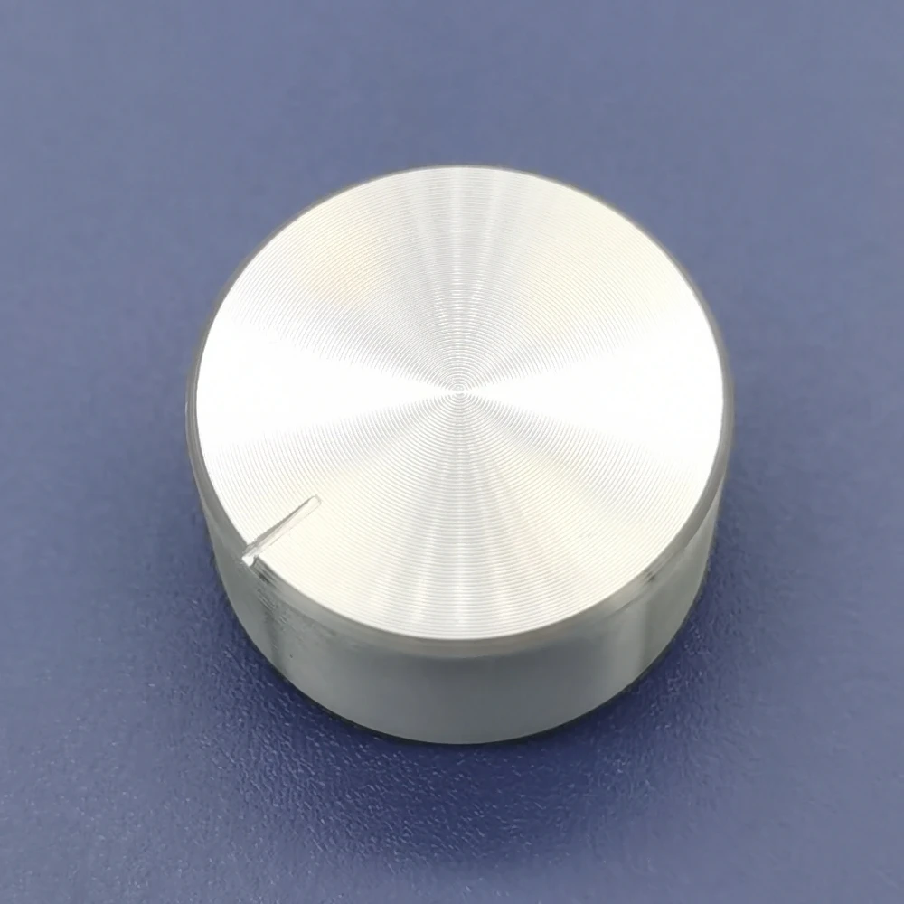 Lot De 2 Boutons De Potentiomètre En Aluminium - Diamètre 40mm, Axe 6mm (Fleur De Prunier) - Pour Audio DIY, Contrôle