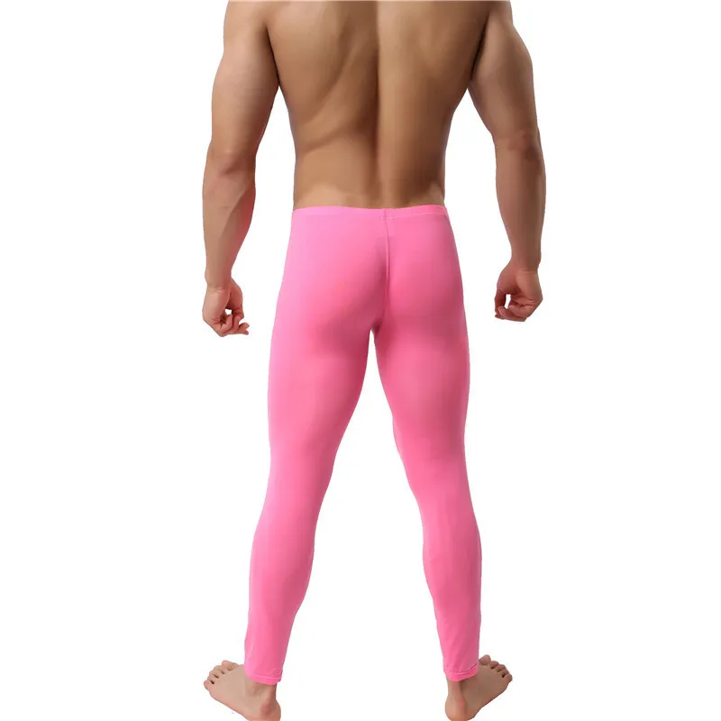Мужские леггинсы брюки для бега мягкое компрессионное нижнее белье мужские