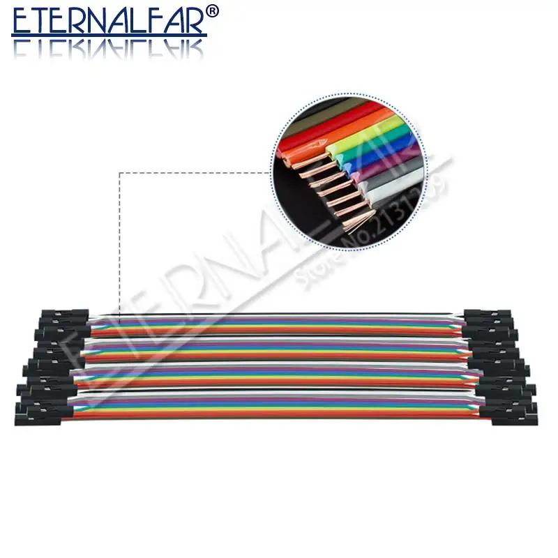 40PIN 10 см 20 30 Dupont линия мужчин и женщин + Перемычка dupont провода кабель для PCB DIY