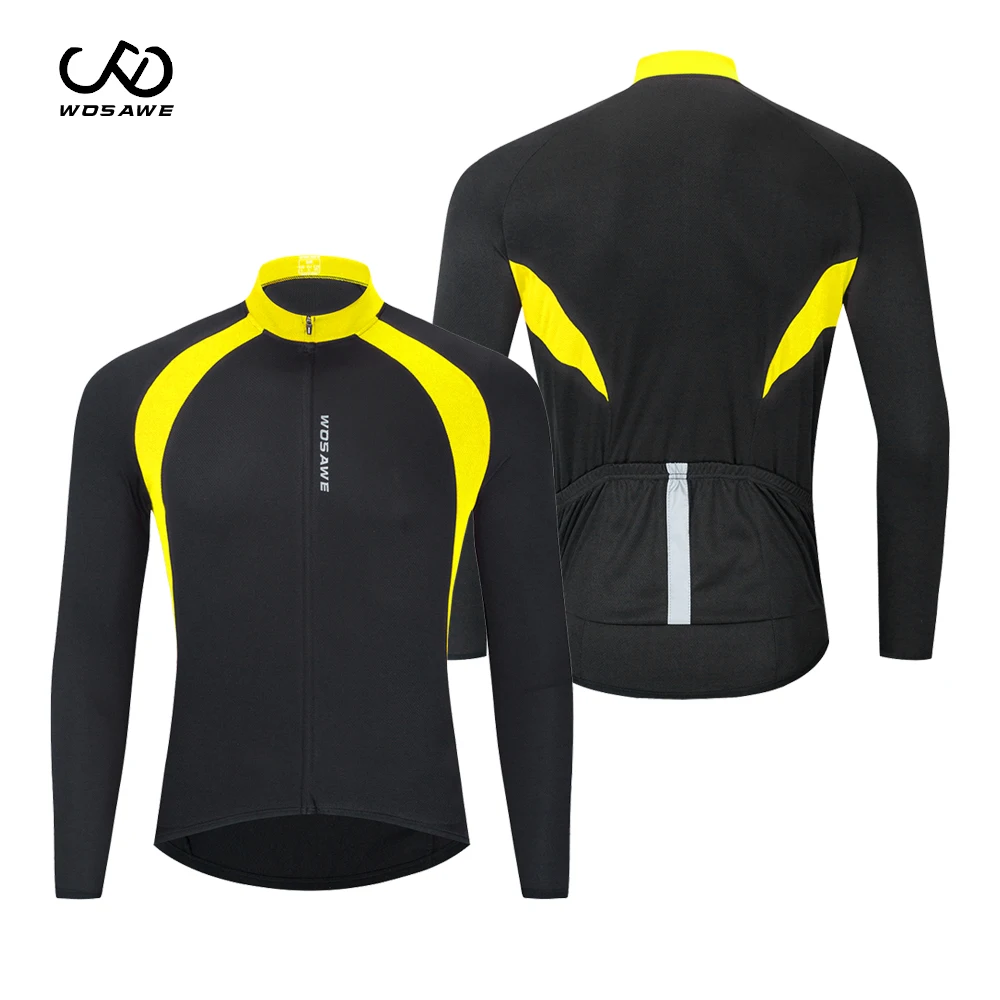 

Spring Autumn Men Cycling Windbreaker MTB Road Bike Clothing Maillot Ciclismo Sports Racing Tops Riding jacket Back pocket