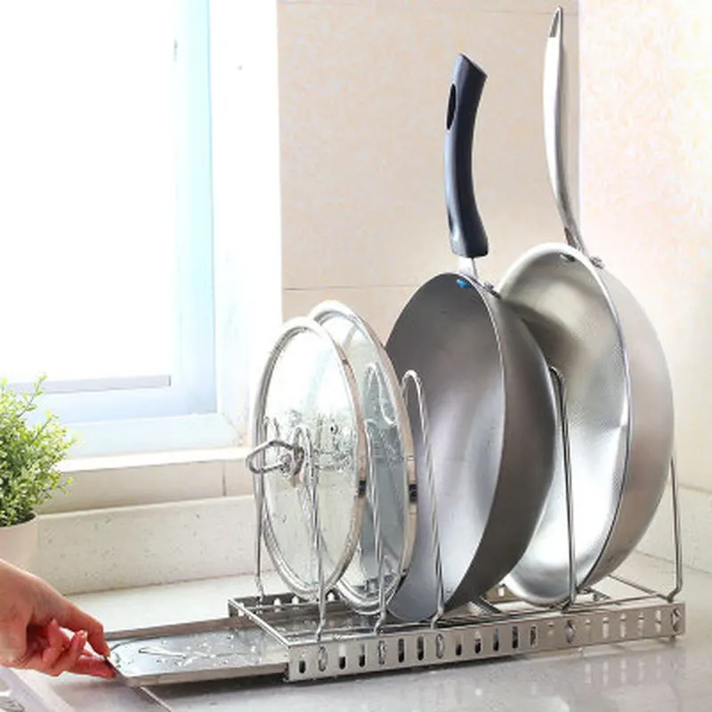 Нержавеющая сталь кастрюля Крышка стойки стойка с держателем ложек плита