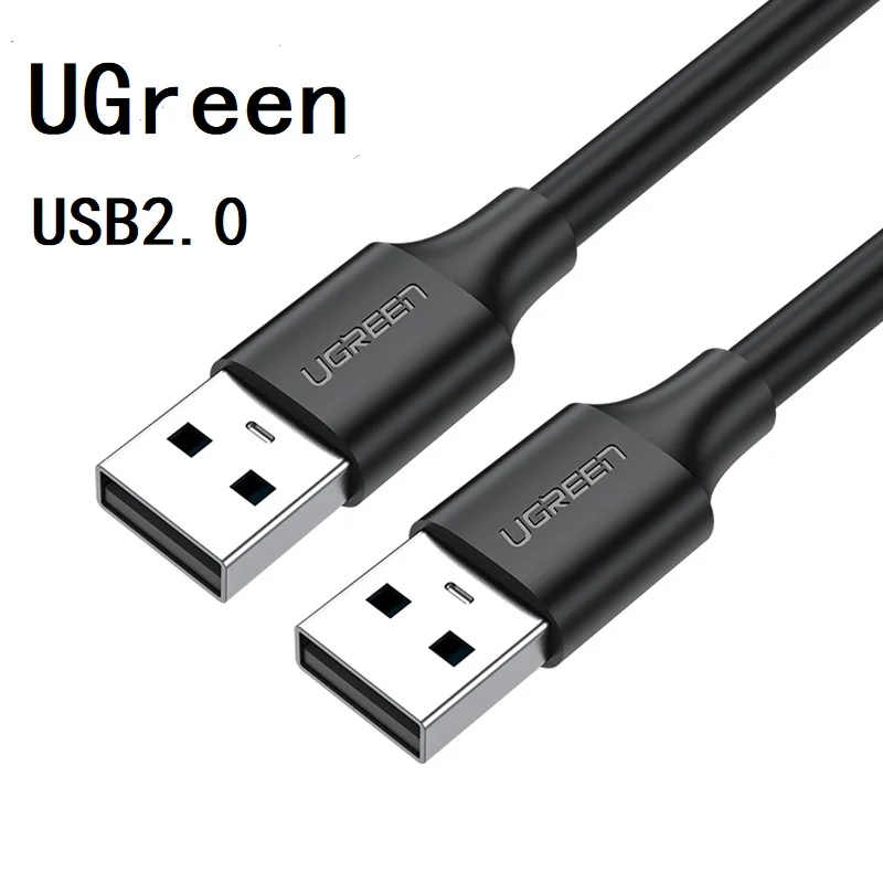 UGreen US102 двойной головкой USB кабель для usb линии для ноутбука компьютера радиаторы соединительный кабель