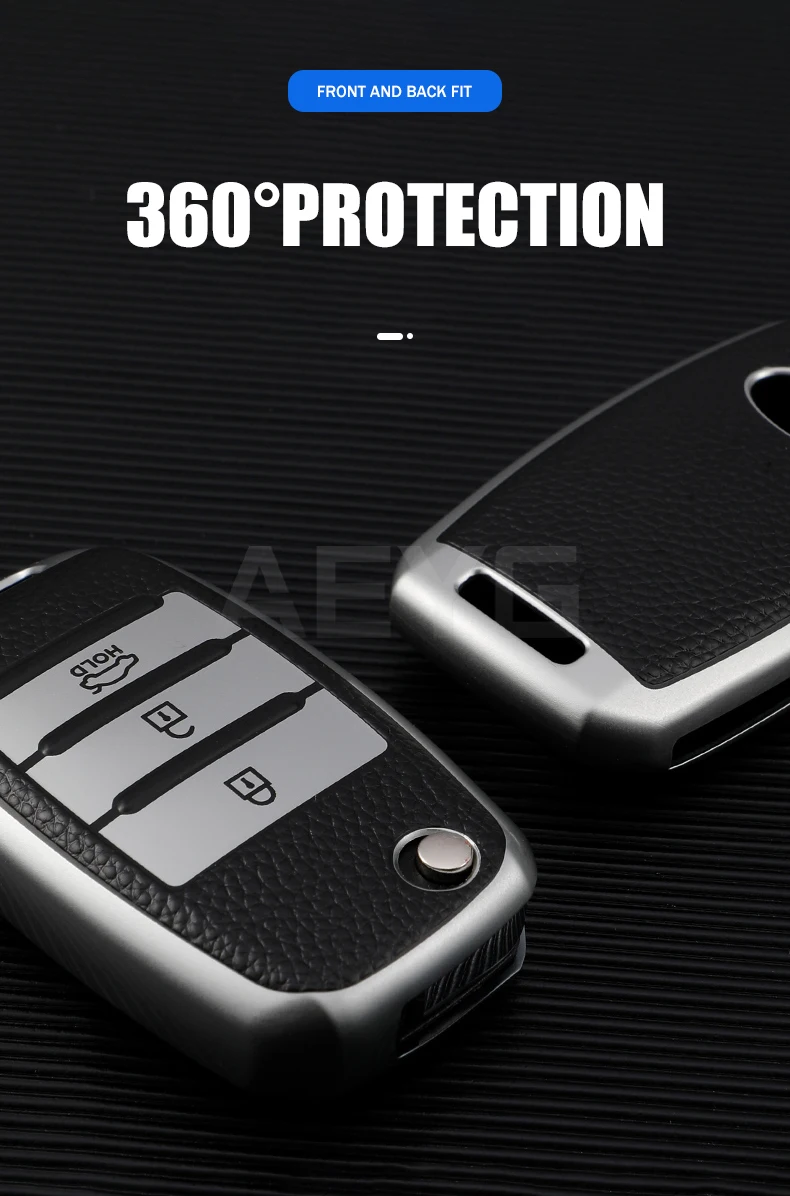 Cover Chiave/telecomando per KIA RIO K2 K3 K5 Optima Sorento Forte Sportage Cerato Ceed Picanto - H49fb7053c47543df864e93ceecb255b6v