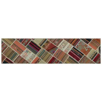 

Handmade Natural Vintage Patchwork Rug Runner Rug 080x300 Cm-2'7''X9'10''