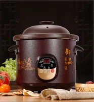 220V Home Electric Slow Stewer 3.5L/5L/6L Available Rice Cooker Ceramic Electric Stewing Cooking Pot Multi Cooker 1