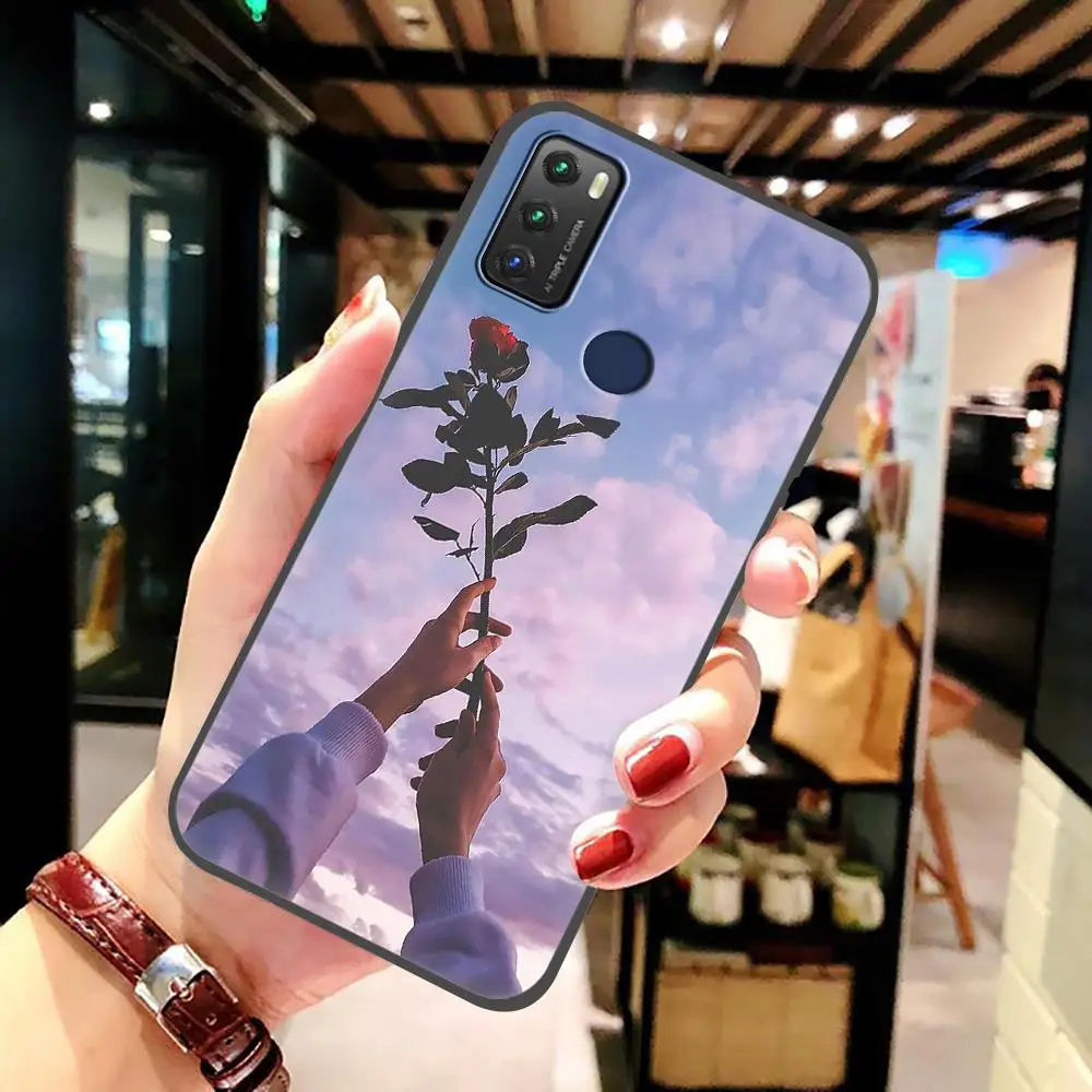 New Arrival Fashion Design Phone Case For TCL 20E/20Y/6125F Cute Shockproof For Woman Soft Case iphone pouch with strap