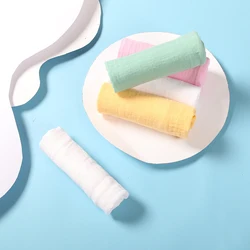 Kangobaby 5-Pcs 100% Cotton Super Comfortable Muslin Baby Burp Cloth Scarf Bib Towel  60x60cm