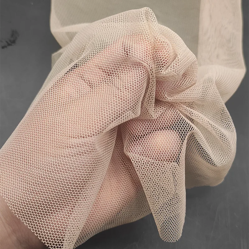 Wig-accessories-hexangular-lace-net-materials-for-making-weft-wigs 70D lace fabrics
