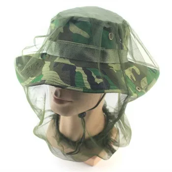 

Midge Mosquito Insect Hat Bug Mesh Head Net Face Protector Travel Camping Travelling Backpacking Camping Fishing beekeepers Hot