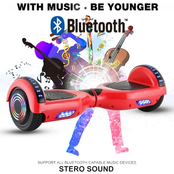 

6.5 Inch For Child Hoverboard With App Smart Electric Scooter Two Wheels Self Balancing Electric Skateboard With LED Light