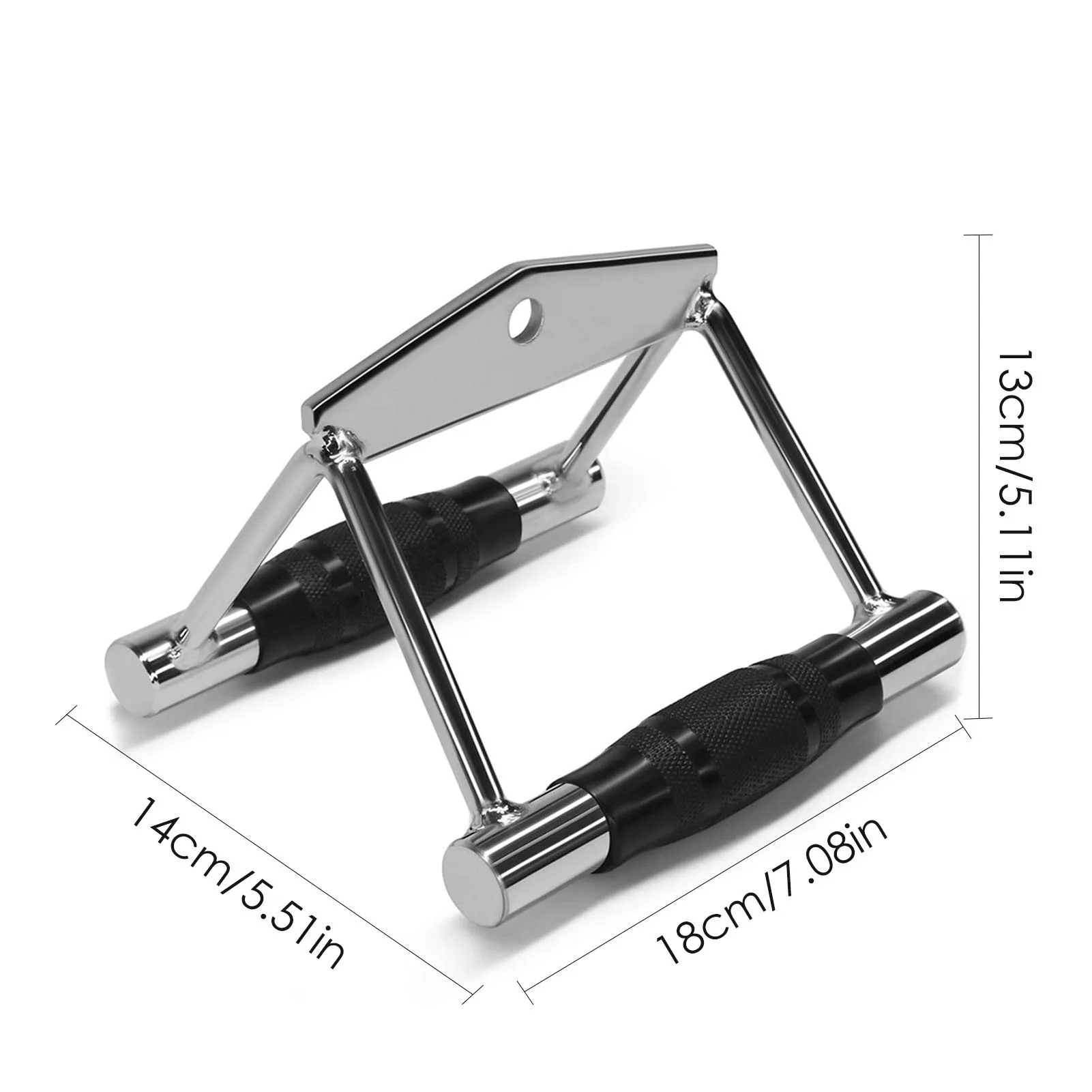 Double D Handle Cable Machine Attachment Triceps V Shaped Pull Down Bar Rowing Workout for Home Gym Weight Fitness Double D Handle Cable Machine Attachment Triceps V Shaped Pull Down Bar Rowing Workout for Home Gym Weight Fitness