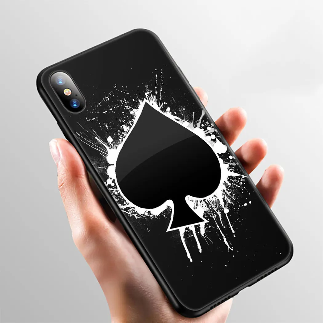 Мягкий чехол для телефона IYICAO Joker для iPhone XR X XS Max 6 6S 7 8 Plus 5 5S SE