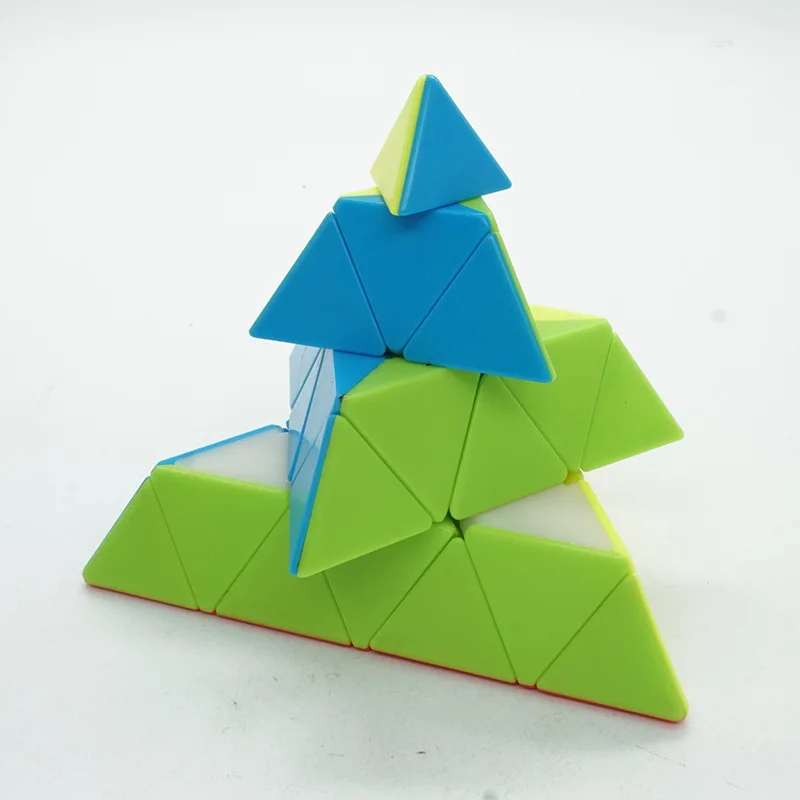 Fanxin Pyramid 4x4 Pyraminxed 4x4x4 волшебный куб головоломка на скорость Stickerless профессиональные Развивающие игрушки для детей Cubo Magico