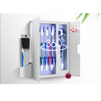 

Toothbrush Holder USB UV Light Disinfect Automatic Toothpaste Squeezer Dispenser Storage Rack Bathroom Accessories Tools