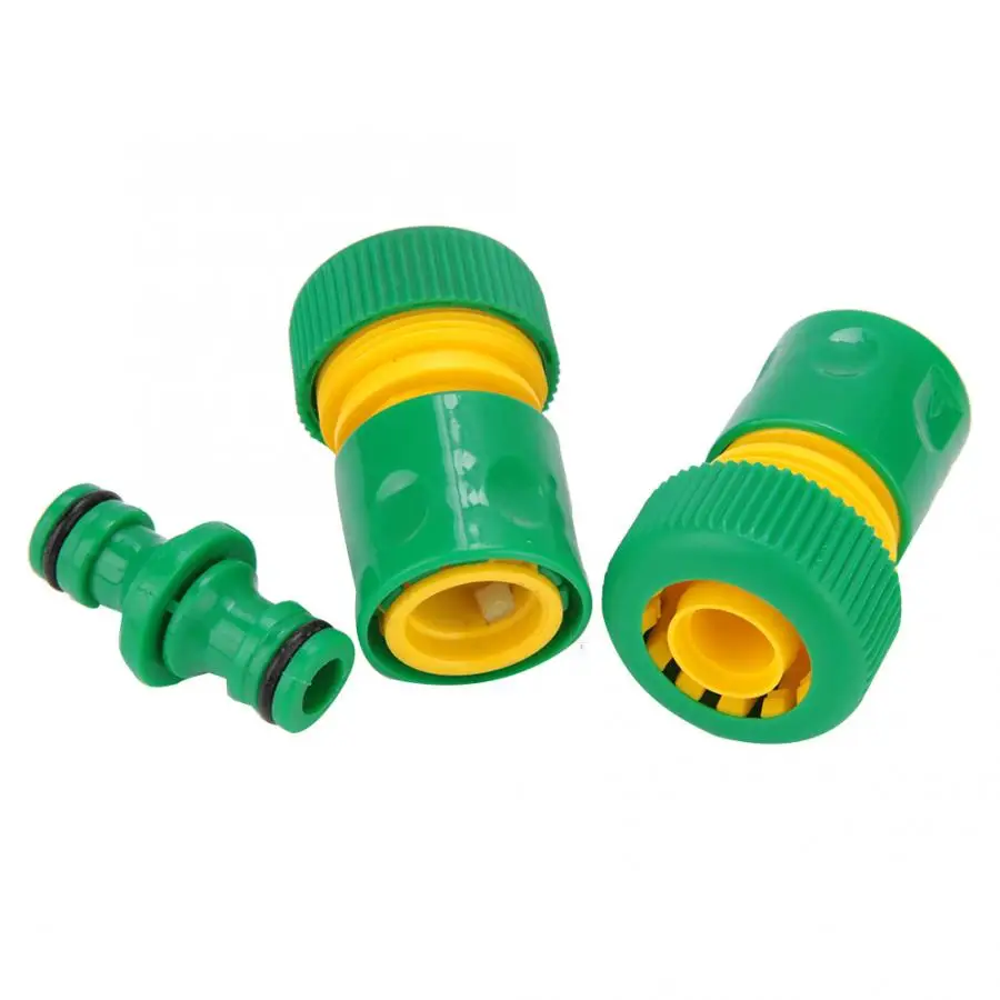 3Pcs 3/4 Hose Quick Connector Adapter for Home Garden Hose Repairing Tool