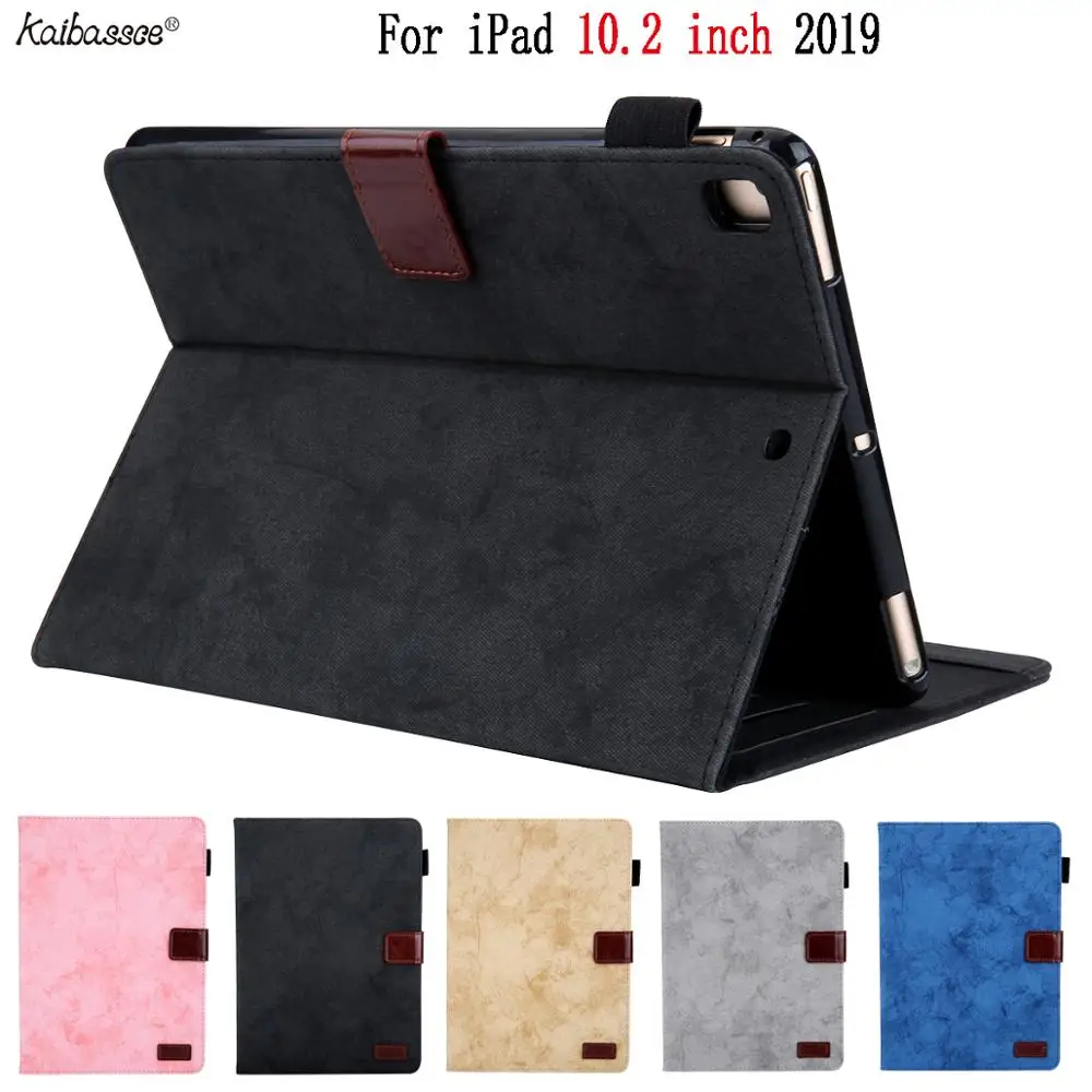 

KAIBASSCE Case For iPad 10.2 inch Business Stand Flip Smart Hibernate Tablet Case For New iPad 10.2 inch 2019 A2197 A2198 A2200
