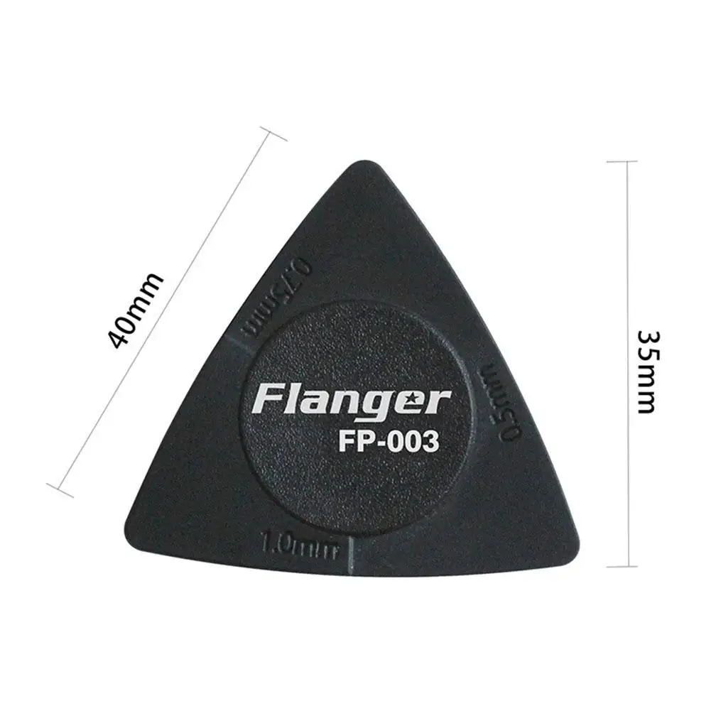 Flanger 1 шт. медиаторы для гитары треугольные черно-белые медиаторы для гитары Противоскользящий стиль ABS Материал медиаторы аксессуары для гитары