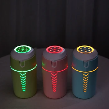 

400ML Ultrasonic Air Humidifier Romantic Soft Light USB Essential Oil Diffuser Car Purifier Aroma diffuser Anion Mist Maker car