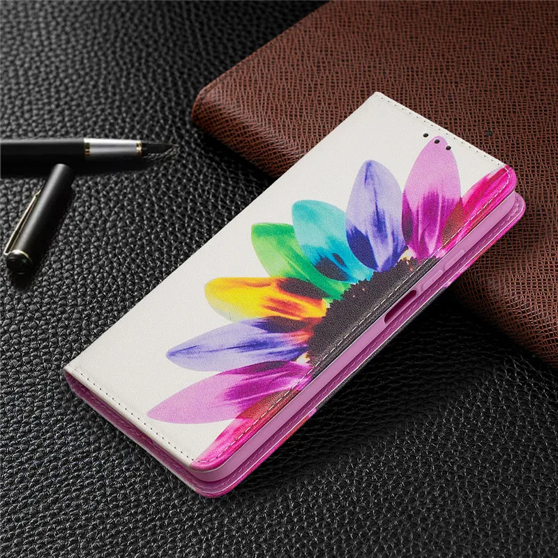 Bao Da Cho Xiaomi Redmi Note 8T Dành Cho Nồi Cơm Điện Từ Xiaomi Redmi Note 9S 8 9 Pro Max 9A 8A 9C Fundas Flip Cover Sơn Coque xiaomi leather case Cases For Xiaomi