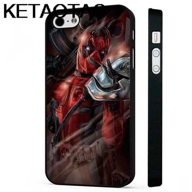 Лаванда KETAOTAO Deadpool потрясающий чехол для телефона в стиле комиксов Marvel s для iPhone 4S, 5S, 6 S, 7, 8 X Plus, XR, XS Max, чехол из мягкого ТПУ, резины, силикона - Цвет: Лаванда