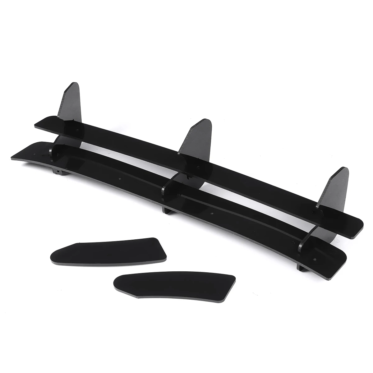 

Balck Car Rear Bumper Diffuser & Rear Side Splitters Diffuser Lip Spoiler Guard Cover For VW For Volkswagen For Golf Mk7.5 R