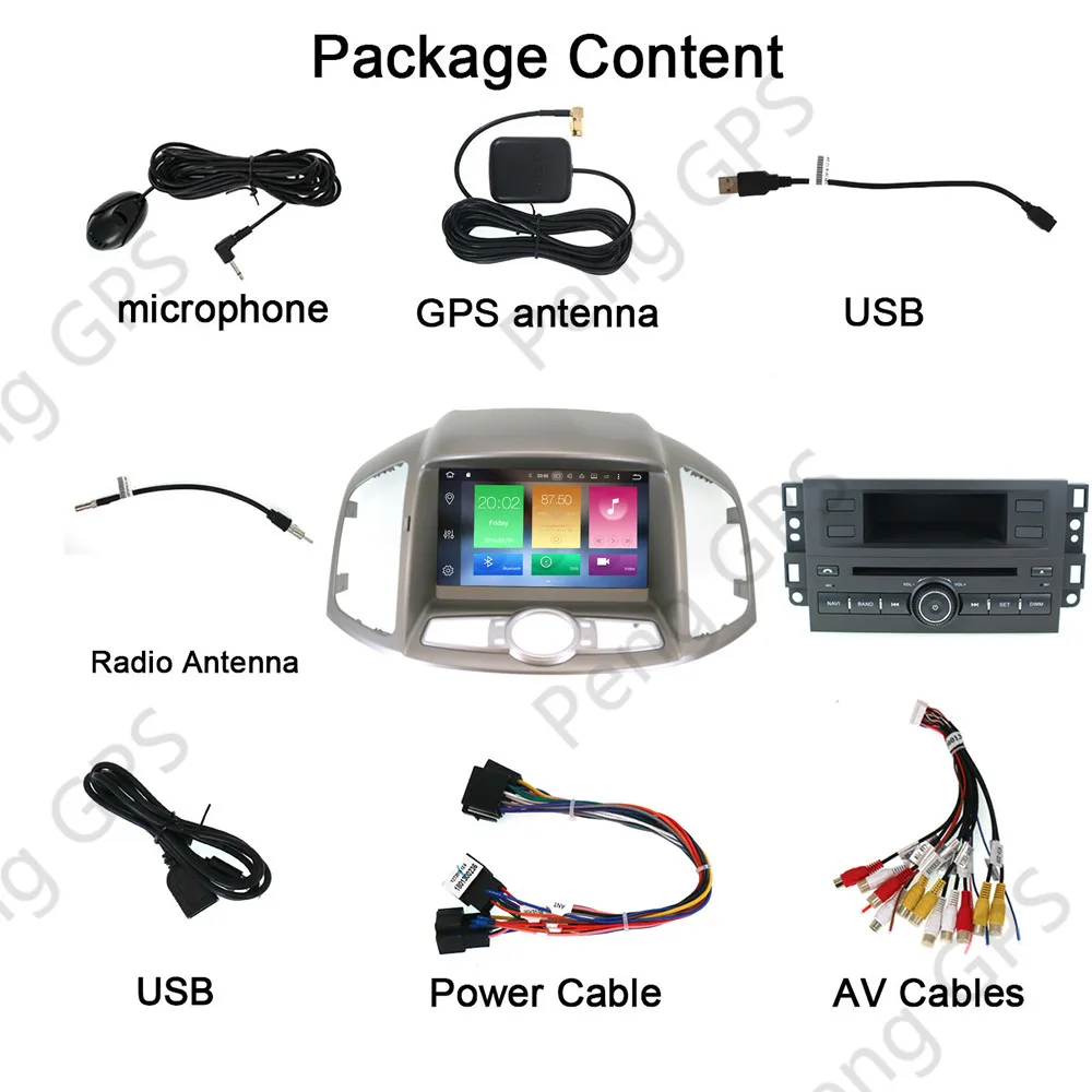 Android 9,0 4+ 64 Гб px5 встроенный DSP автомобильный dvd-плеер Мультимедиа Радио для CHEVROLET CAPTIVA 2012+ комплект с gps-навигатором
