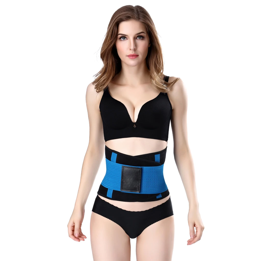 Compression Back Brace Lower Back Waist Support Belt Band Wrap for Women Men Workout Fitness Waist Support Protect
