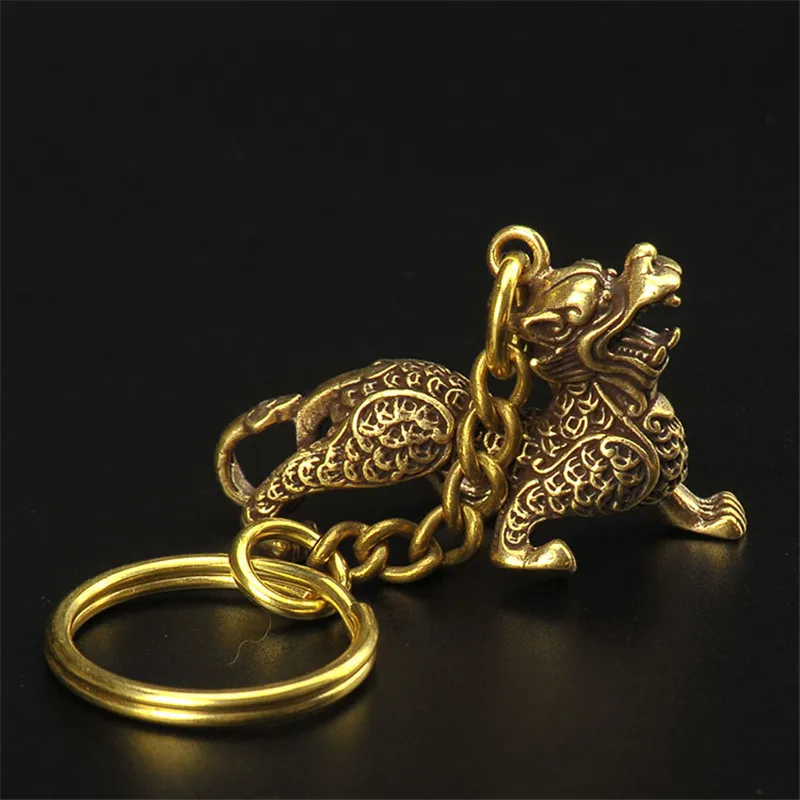 qilin brass keychain (4)