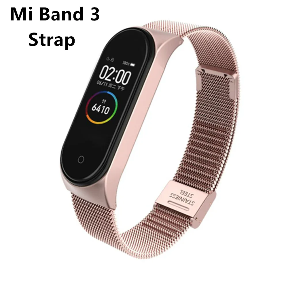 

Mi Band 3 Wrist Strap Metal Screwless Stainless Steel For Xiaomi Mi Band 3 Strap Bracelet Miband 3 Wristbands Pulseira