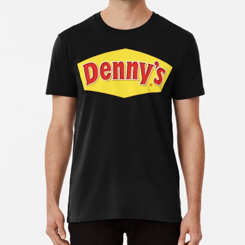 Футболка denny's с гамбургерами Дэнни гамбургеры Макдональд пищи ТВ сериал