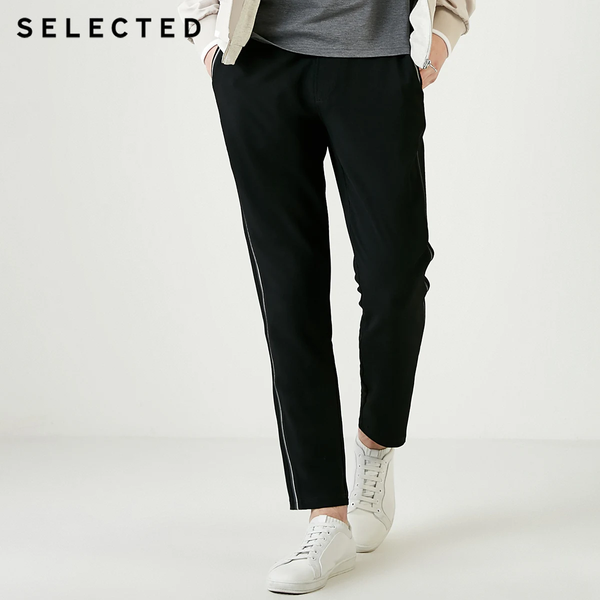 Выбранные Для Мужчин's стретчевое облегающее свободного кроя штаны-шаровары брюки для девочек Размеры S | 419114502