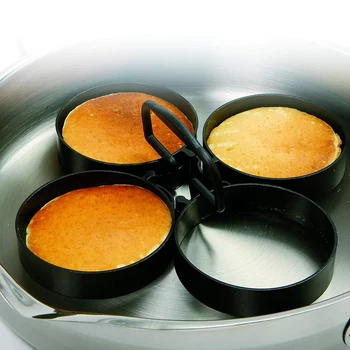 

Kitchenware Omelette Tool, Non-Stick Egg/Pancake Ring, 4 Piece Set