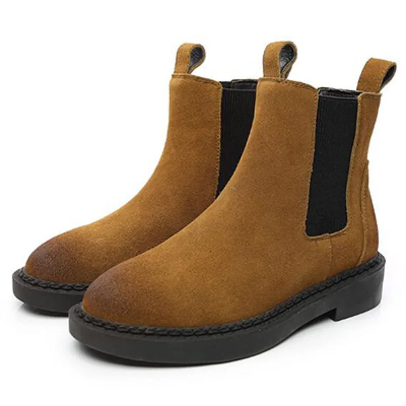 

Women Ankle Boots Genuine Leather Winter Snow Shoes Women Martin Boots Cow Suede Ladies High Quality Boots Botas Mujer