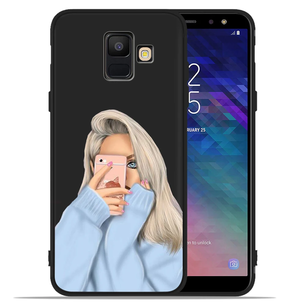 Чехол для samsung Galaxy A7, модный, для девушек, сексуальная девушка, для samsung A7, A6, A5, A8 Plus,, A3, A5, A7,, оболочка, чехол, Etui - Цвет: 04