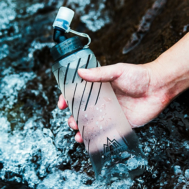 Aonijie BPA мягкая фляжка, бутылка для воды, складная гидратация, водный Пузырь для бега, марафона, езды на велосипеде, бега, 250 мл, 420 м