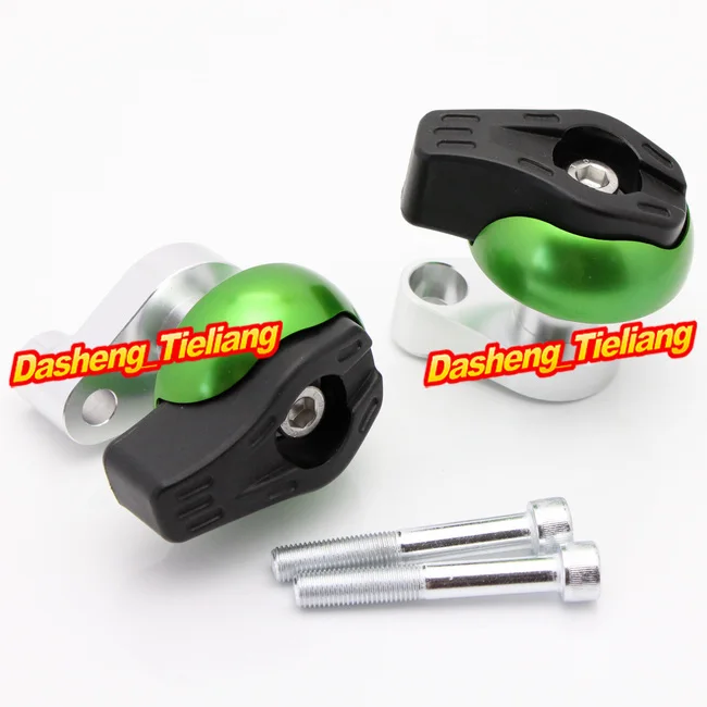 

For Suzuki GSXR 1000 GSXR1000 2005 2006 K5 Frame Sliders Crash Pads Protector, Motorcycle Spare Part, Green Color