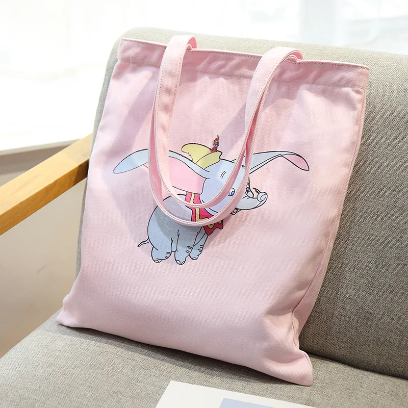 Disney Dumbo сумка женская новая простая текстильная сумка на плечо женская сумка повседневная хозяйственная сумка - Цвет: 4