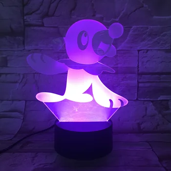 

Pokemon Umbreon Mewtwo Gengar 7 Color Lamp 3D Visual Led Night Lights For Kids Touch Usb Table Lampara Baby Sleeping Nightlight