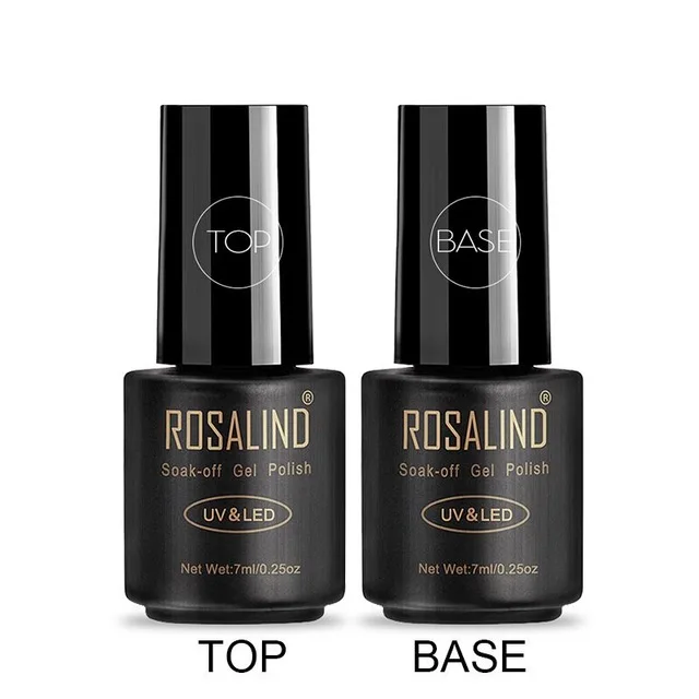 RA00 ROSALIND Гель-лак для ногтей верхнее Базовое покрытие 7 мл Алмазный прозрачный стойкий маникюр УФ ПРАЙМЕР гель лак для нейл-арта Базовое покрытие - Цвет: RA00