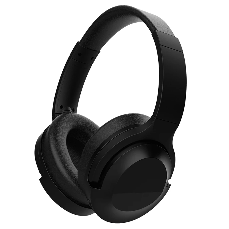 Active Noise Reduction Headset Bluetooth Wireless Folding Deep Bass For Sports Music Lightweight Swiveling Ear Cups